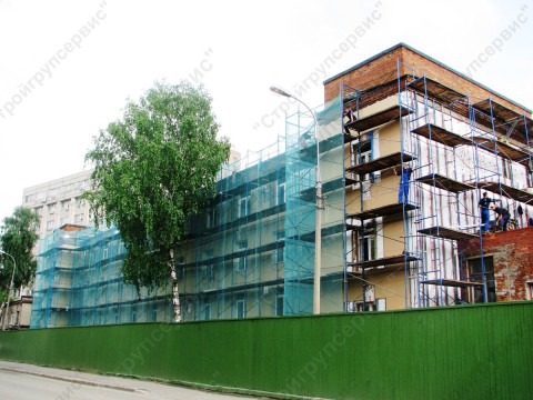 Реконструкция  фасада в НИИ